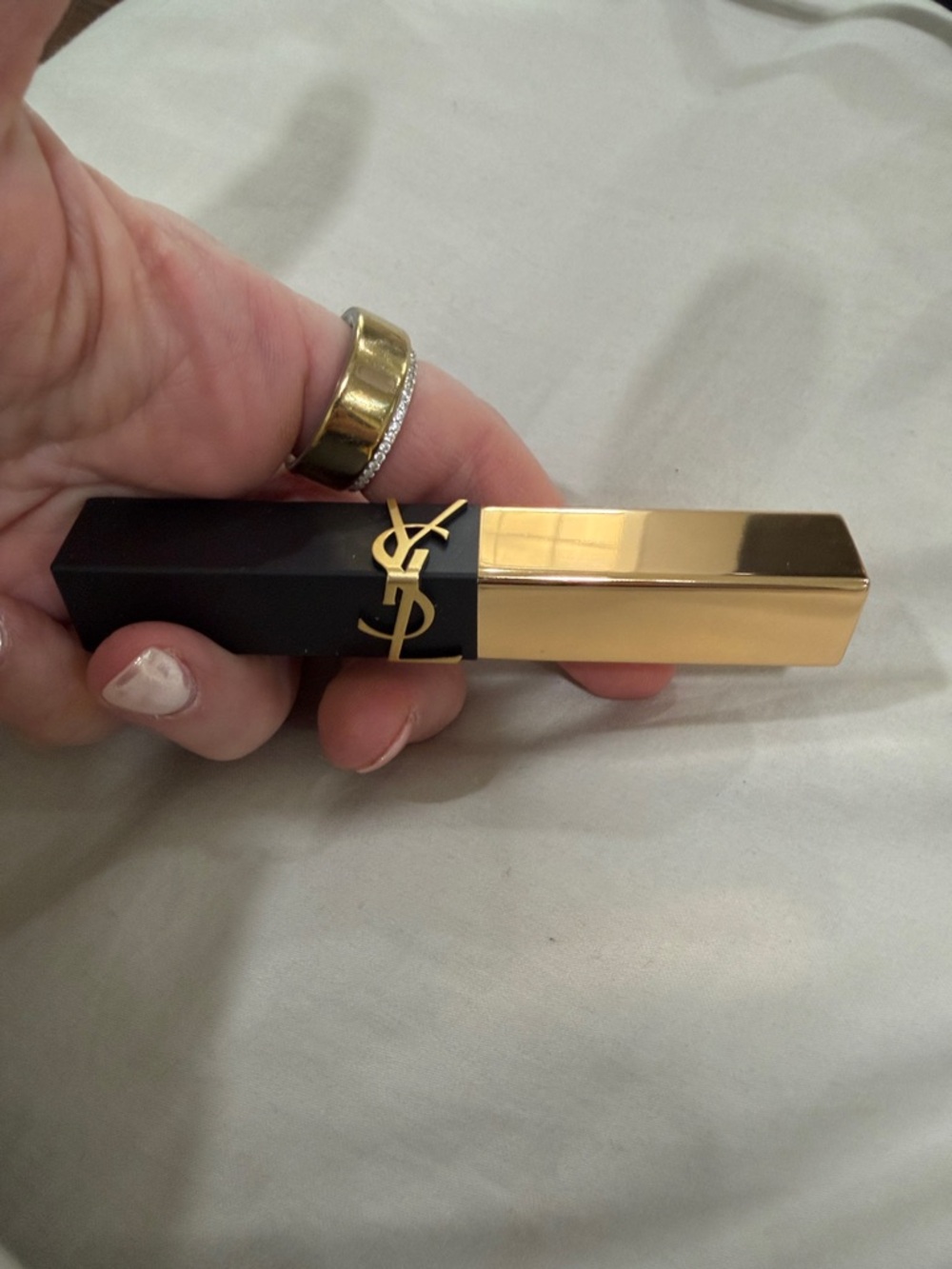 Yves Saint Laurent Gold Metallic Lipstick Box